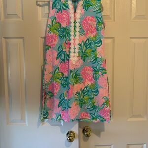 Lilly Pulitzer Pink and Blue Floral Dress